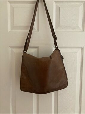 Leather crossbody purse